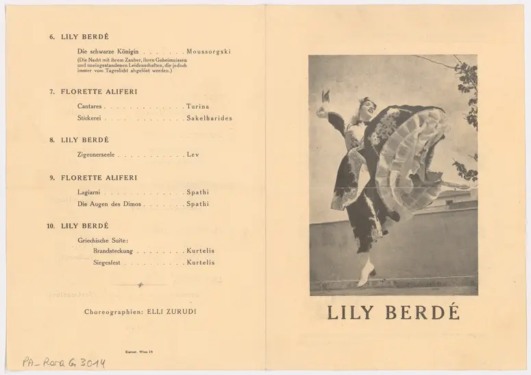 Tanzgastspiel Lily Berdé