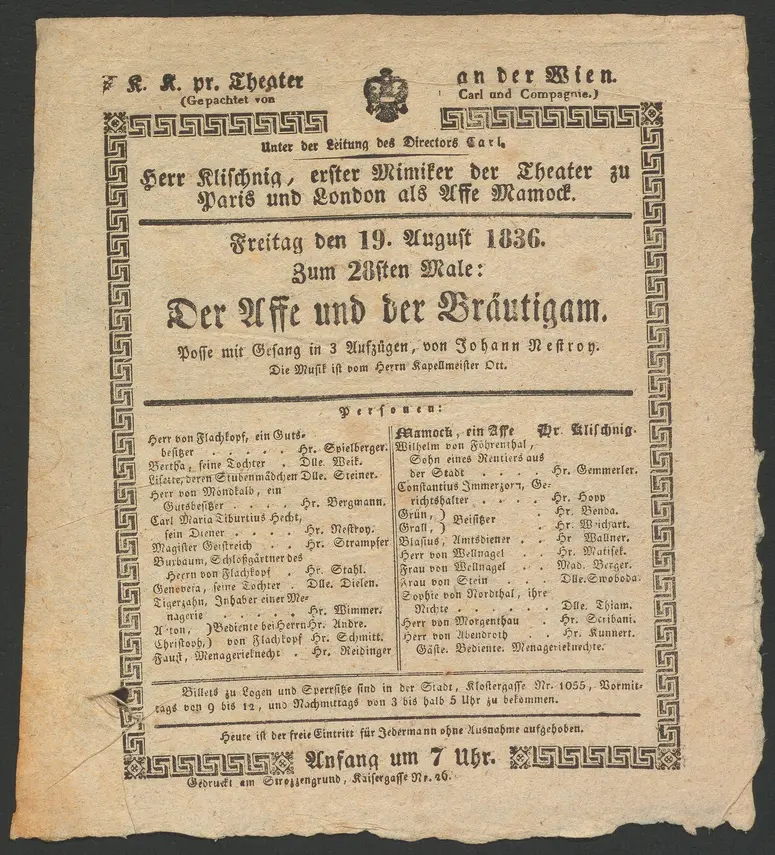 Der Affe und der Bräutigam