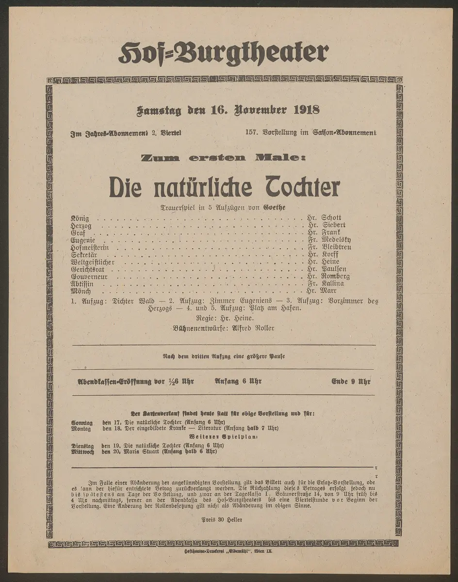 Die natürliche Tochter