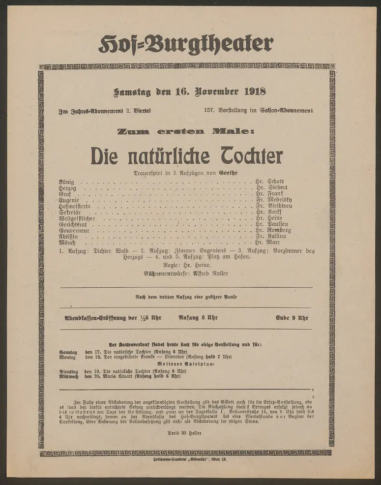 Die natürliche Tochter