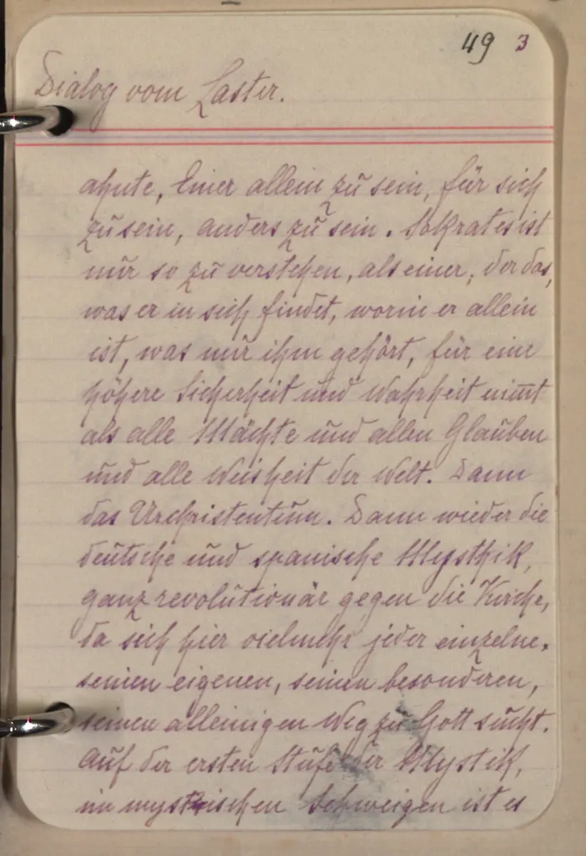 Aufzeichnung