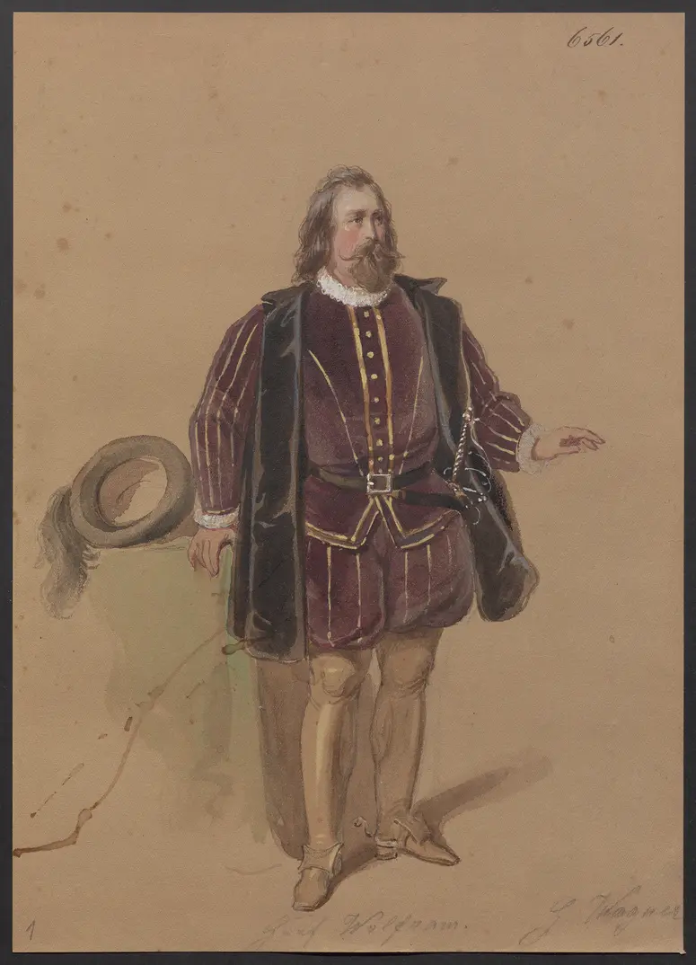 Die Grafen von der Esche, Titel der Serie: Figurinen des k.k. Hof-Burgtheaters