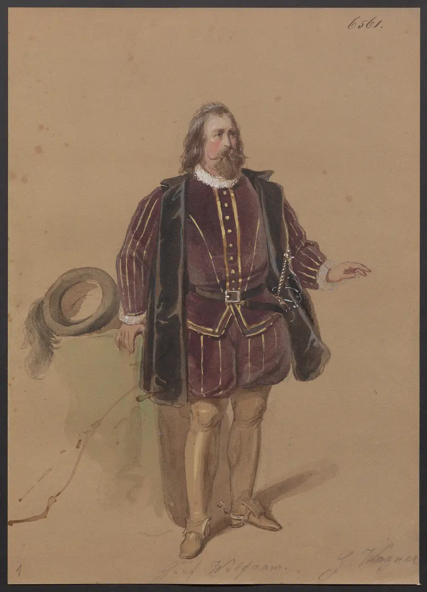 Die Grafen von der Esche, Titel der Serie: Figurinen des k.k. Hof-Burgtheaters