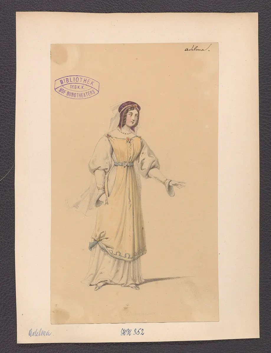 Adelma, Originaltitel: Adelma, Titel der Serie: Figurinen des k.k. Hof-Burgtheaters