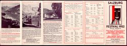 Salzburger Festspiele 1952, Titel in Vorlageform: Salzburg Festival 1952, Verweis auf Stücktitel: Don Pasquale, Verweis auf Stücktitel: Die Hochzeit des Figaro, Verweis auf Stücktitel: Zauberflöte, Verweis auf Stücktitel: Die Liebe der Danae, Verweis auf Stücktitel: Othello, Verweis auf Stücktitel: Jedermann, Verweis auf Stücktitel: Der Lügner, Verweis auf Stücktitel: Die Träume von Schale und Kern