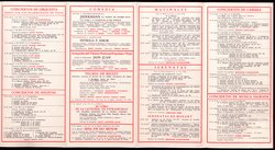 Salzburger Festspiele 1955, Titel in Vorlageform: Salzburgo Festivales de 1955, Verweis auf Stücktitel: Irische Legende, Verweis auf Stücktitel: Zauberflöte, Verweis auf Stücktitel: Entführung aus dem Serail, Verweis auf Stücktitel: Palestrina, Verweis auf Stücktitel: Ariadne auf Naxos, Verweis auf Stücktitel: Jedermann, Verweis auf Stücktitel: Kabale und Liebe