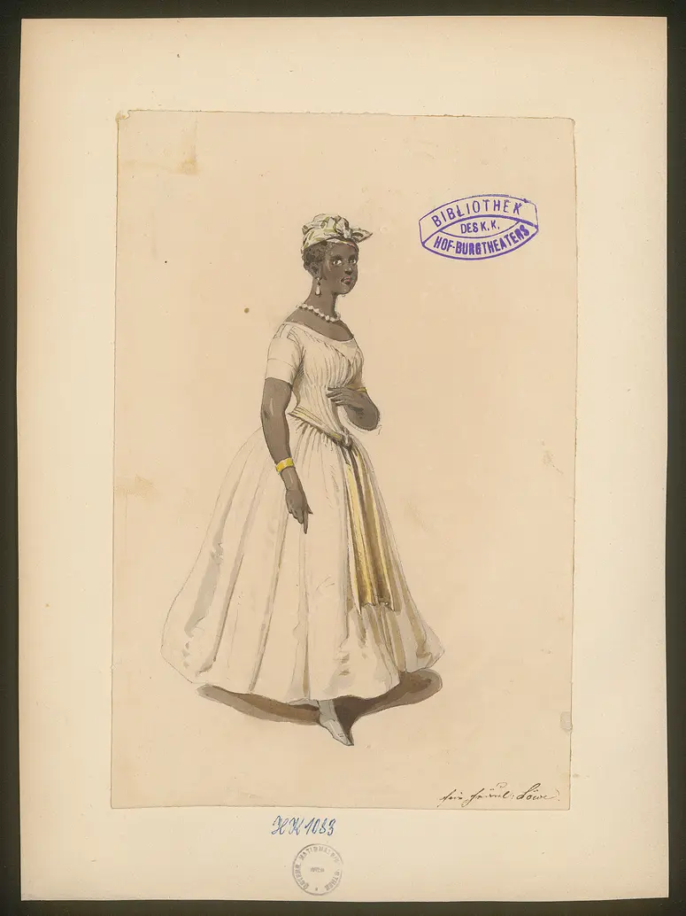 Liebe ohne Grenzen, Titel der Serie: Figurinen des k.k. Hof-Burgtheaters