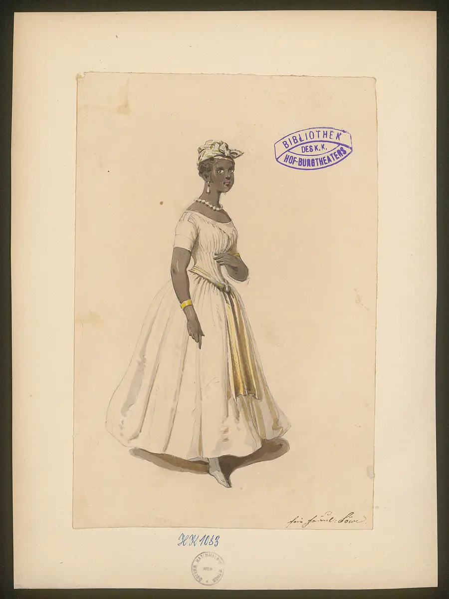 Liebe ohne Grenzen, Titel der Serie: Figurinen des k.k. Hof-Burgtheaters