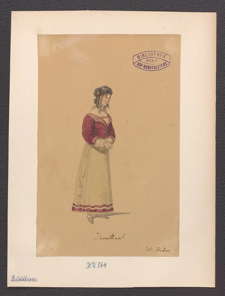 Der Leuchtturm, Titel der Serie: Figurinen des k.k. Hof-Burgtheaters