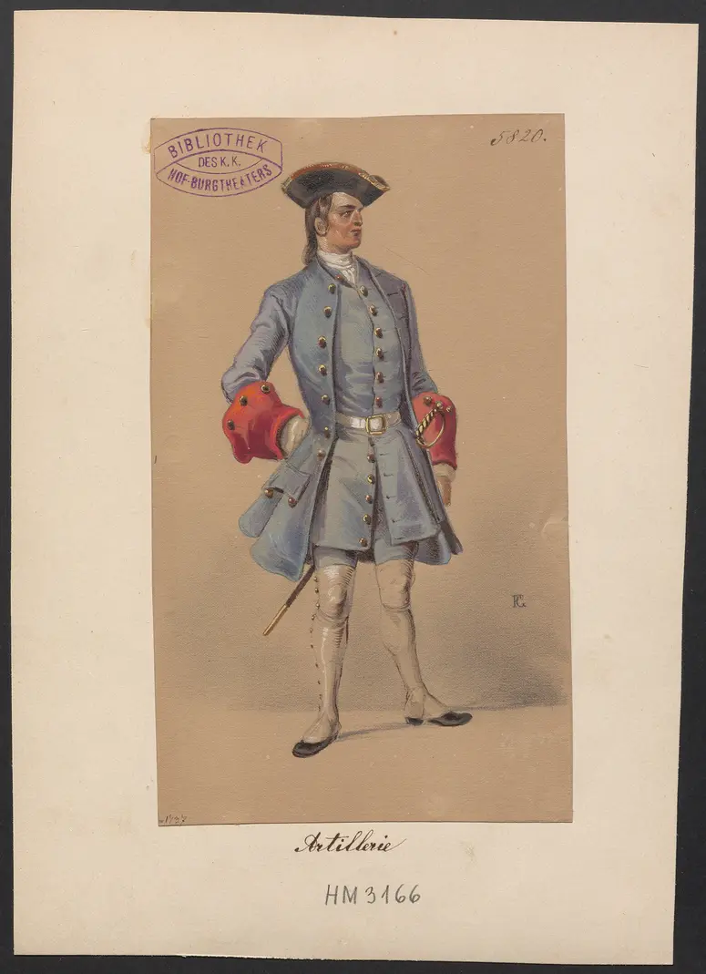 Pierres de Straß, Titel der Serie: Figurinen des k.k. Hof-Burgtheaters