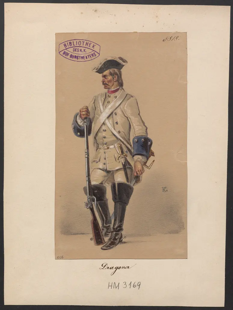 Pierres de Straß, Titel der Serie: Figurinen des k.k. Hof-Burgtheaters