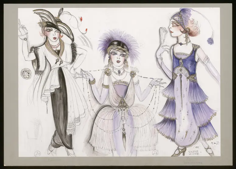 Die lustige Witwe, The Merry Widow