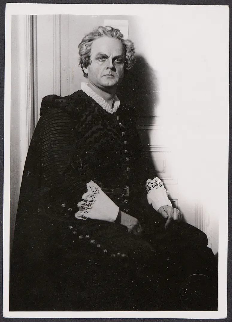 Alfred Jerger, Verweis auf Stücktitel: Caponsacchi