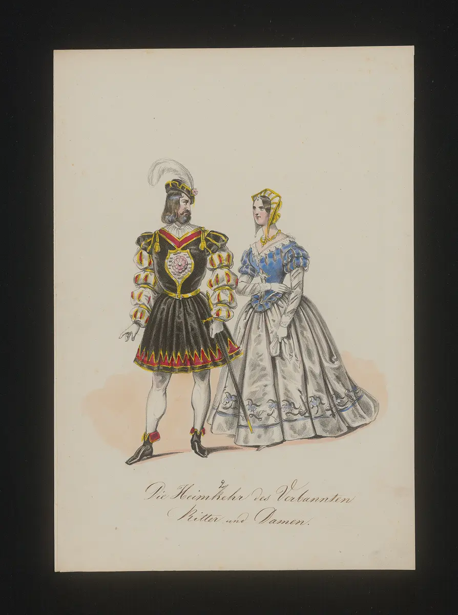 Die Heimkehr des Verbannten, Titel der Serie: Neue Costume-Sammlung verschiedener Zeiten und Nationen