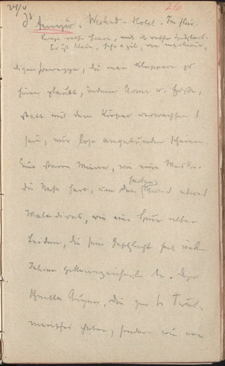 Aufzeichnung