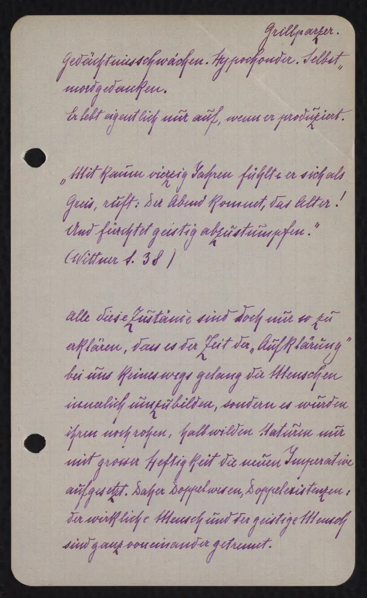 Skizzenbuch I / Österreich I
