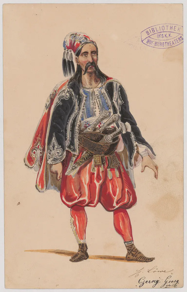 Czerny Georg, Titel der Serie: Figurinen des k.k. Hof-Burgtheaters