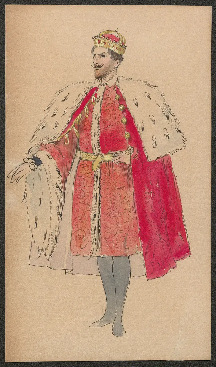 Ohne Titel, Titel der Serie: Figurinen des k.k. Hof-Burgtheaters
