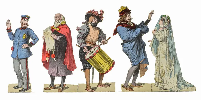 Div. Theaterfiguren