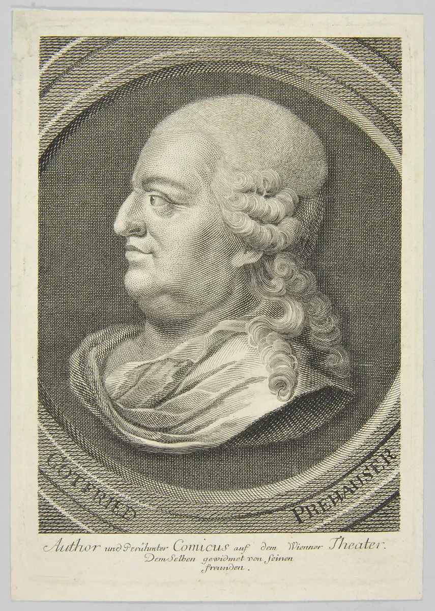 Gottfried Prehauser, Suchtitel: Hanswurst