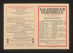 Salzburger Festspiele 1928, Verweis auf Stücktitel: Fidelio, Verweis auf Stücktitel: Die Zauberflöte, Verweis auf Stücktitel: Cosi fan tutte, Verweis auf Stücktitel: Die Räuber, Verweis auf Stücktitel: Iphigenie auf Tauris, Verweis auf Stücktitel: Jedermann, Verweis auf Stücktitel: Das Perchtenspiel