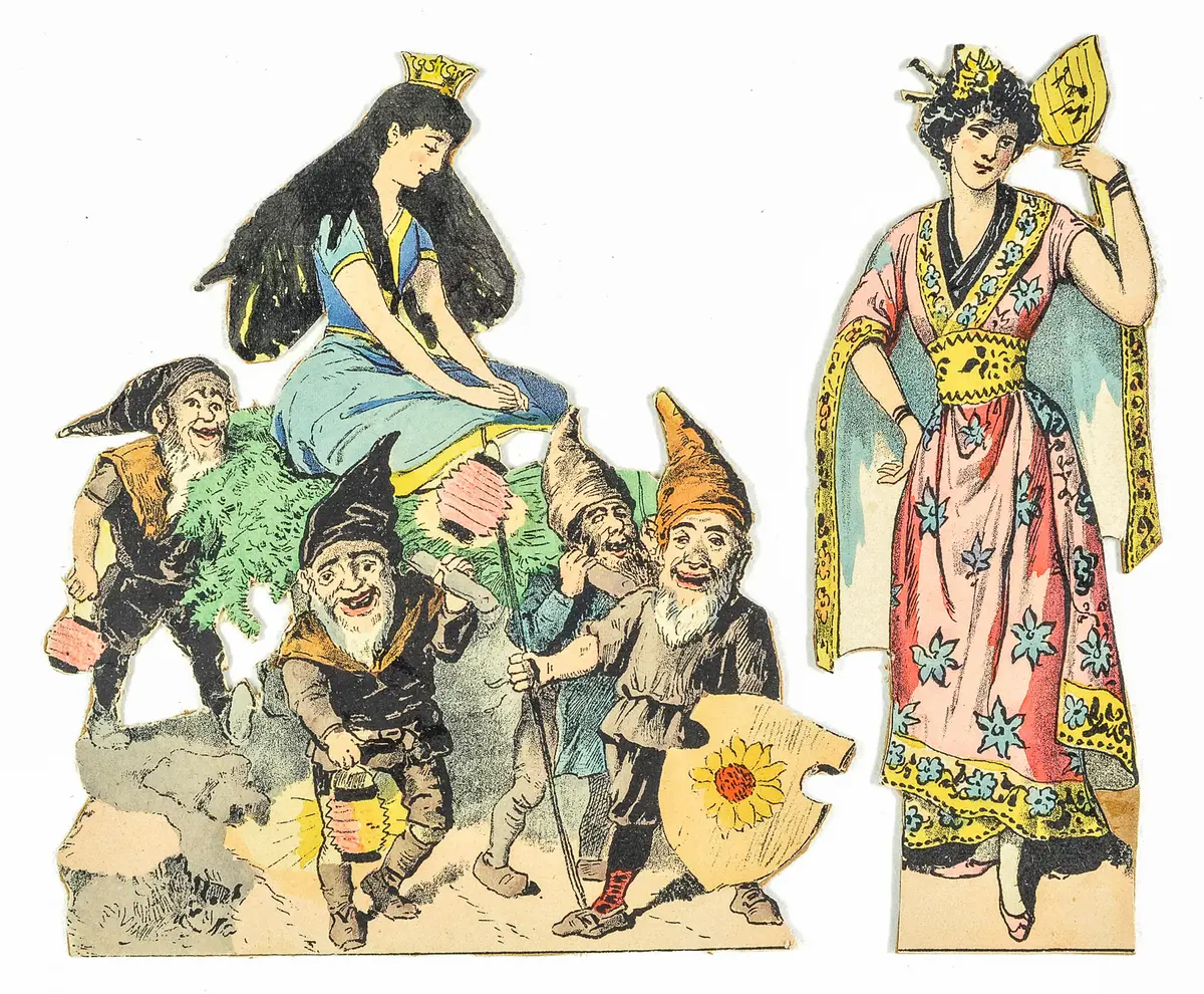 verschiedene Theaterfiguren