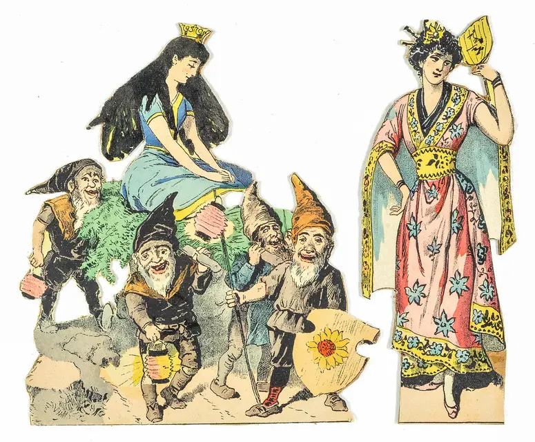 verschiedene Theaterfiguren