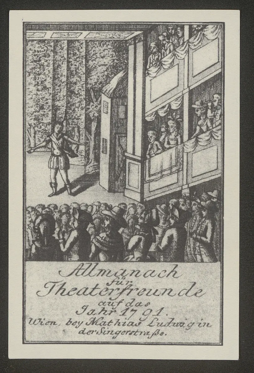 Wien, Theater auf der Wieden, Alternativtitel: Wien, Wiedner Theater, Alternativtitel: Wien, Freihaustheater, Titel der Serie: Bildserie der Österreichischen Tabakregie