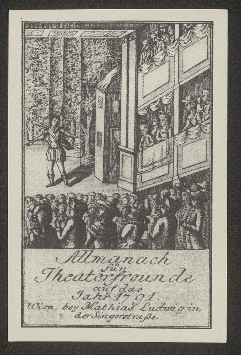 Wien, Theater auf der Wieden, Alternativtitel: Wien, Wiedner Theater, Alternativtitel: Wien, Freihaustheater, Titel der Serie: Bildserie der Österreichischen Tabakregie
