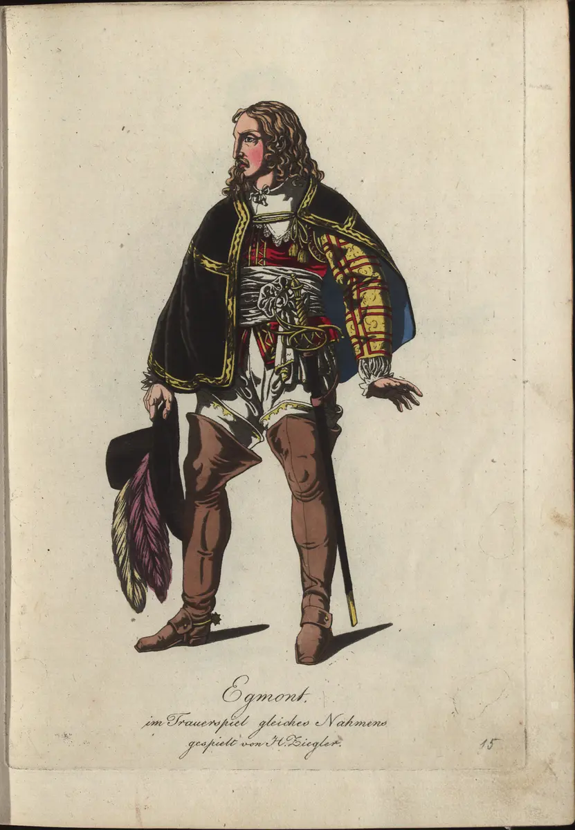 Egmont, Titel der Serie: Auswahl schöner Costumes für Theater- und Ball-Anzüge