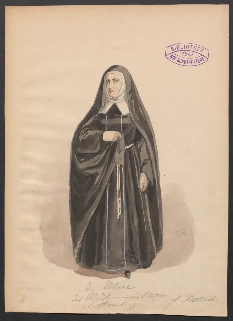 Herzog Albrecht, Titel der Serie: Figurinen des k.k. Hof-Burgtheaters