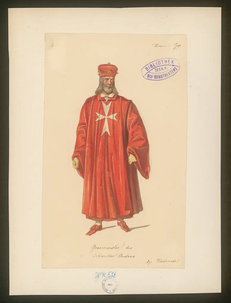 Die Krone von Cypern, Titel der Serie: Figurinen des k.k. Hof-Burgtheaters