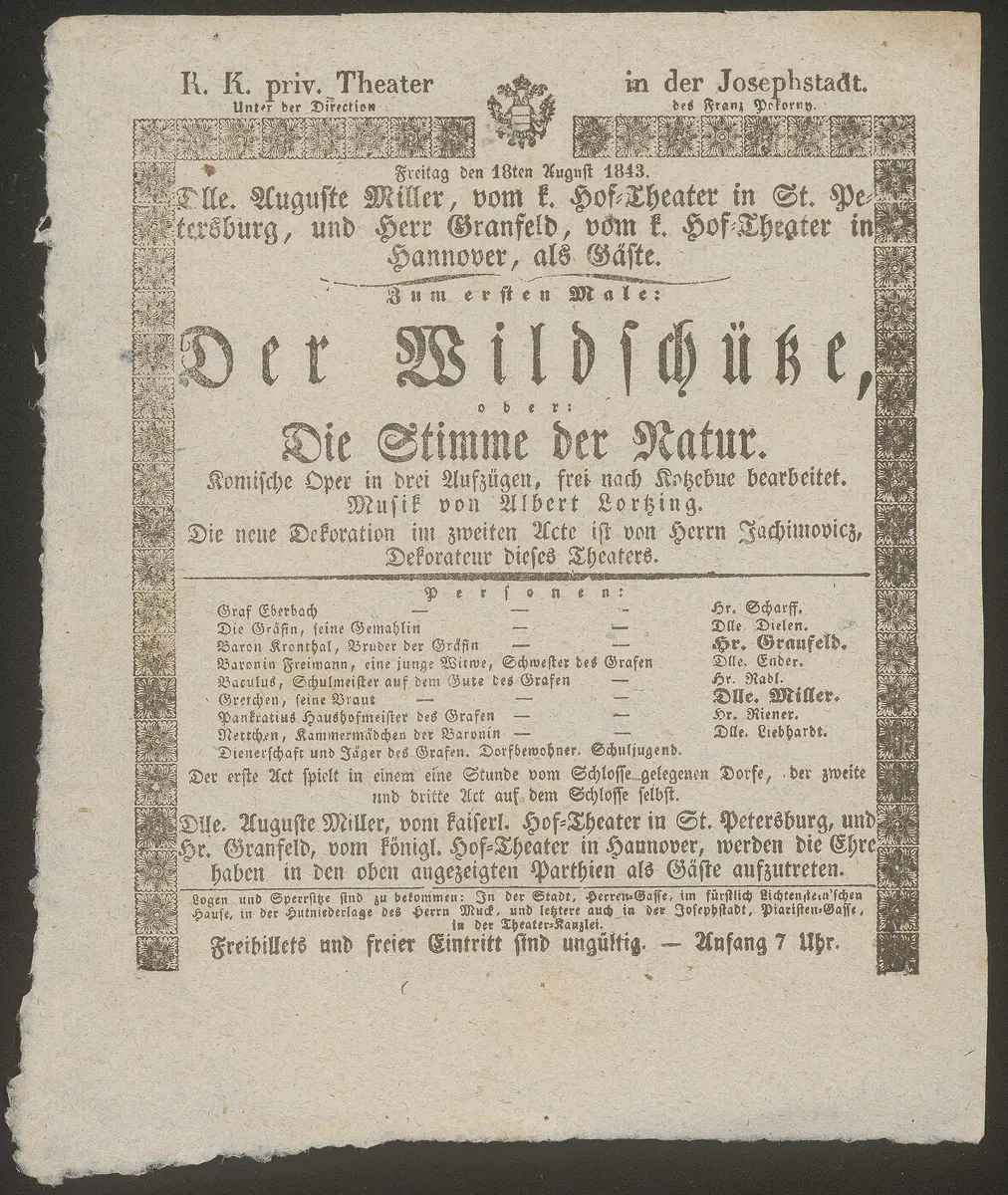 Der Wildschütze oder Die Stimme der Natur