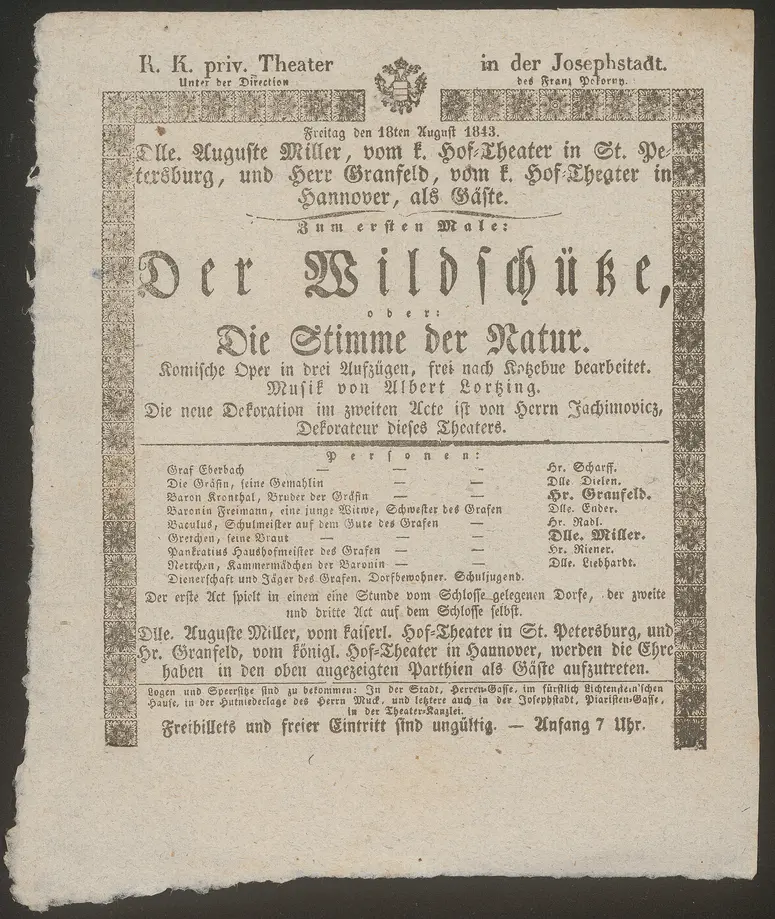 Der Wildschütze oder Die Stimme der Natur