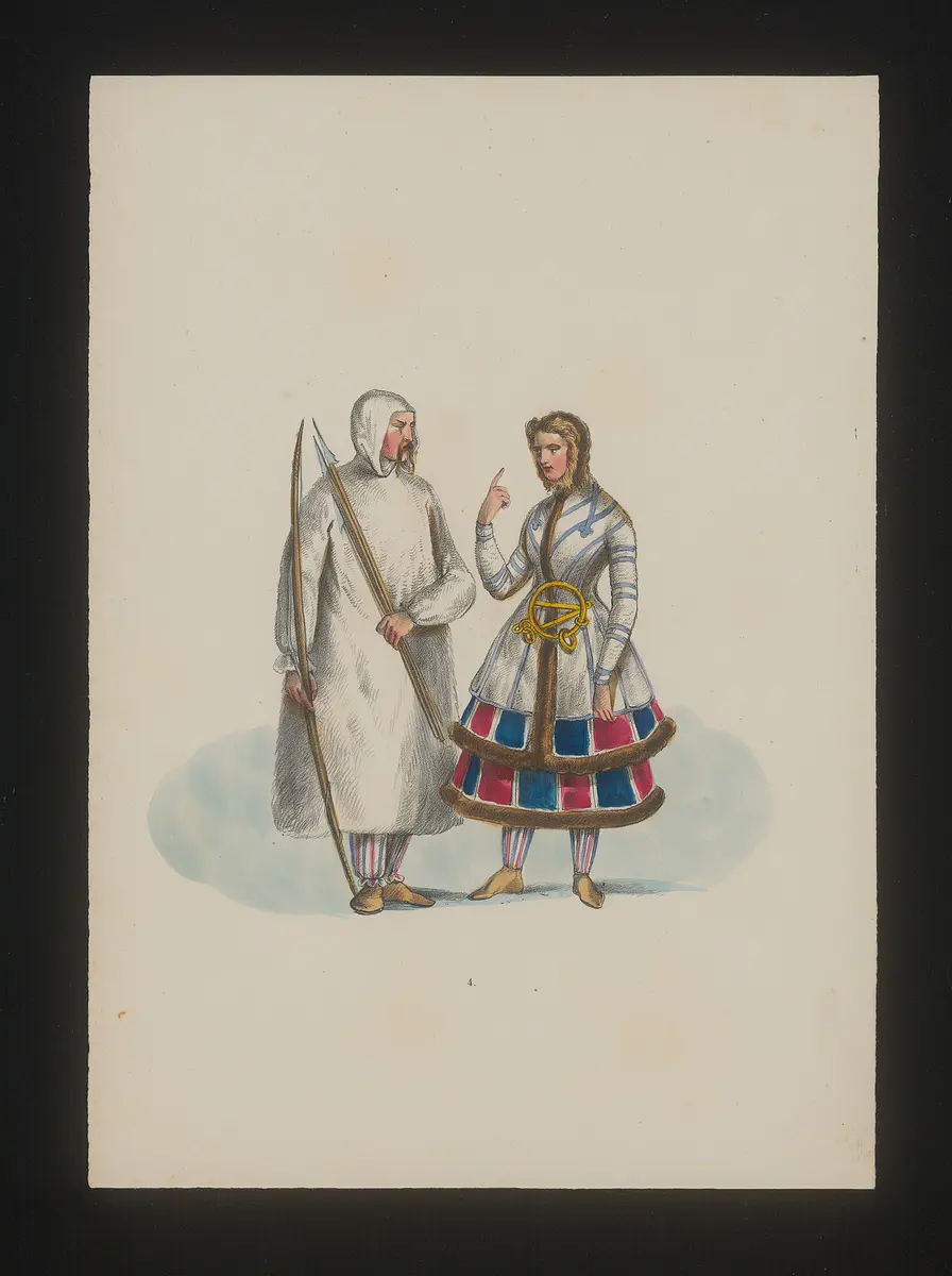 Ostiachi, Weiterer Titel: National Costume, Titel der Serie: Neue Costume-Sammlung verschiedener Zeiten und Nationen