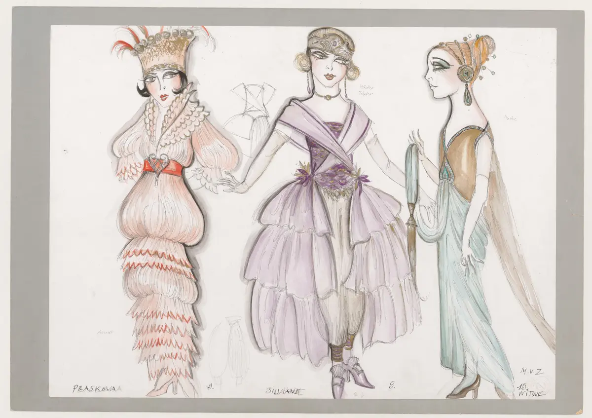 Die lustige Witwe, The Merry Widow