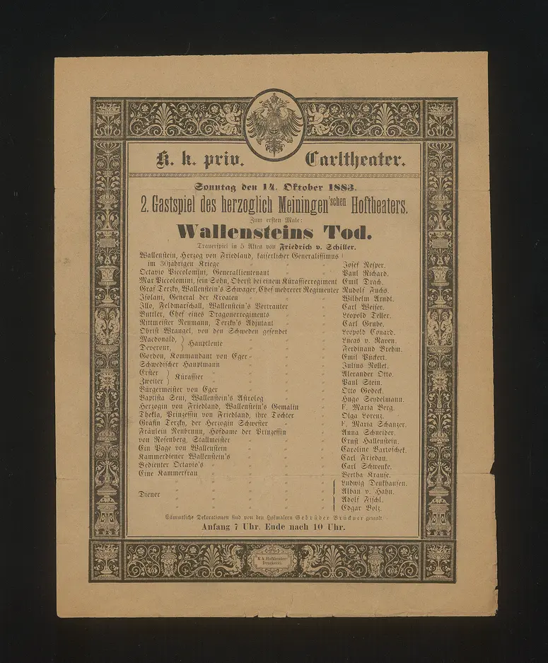 Wallensteins Tod