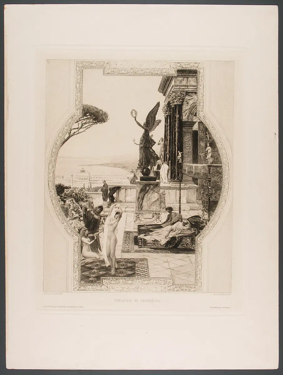 Wien, Burgtheater, Titel in Vorlageform: Theater in Taormina