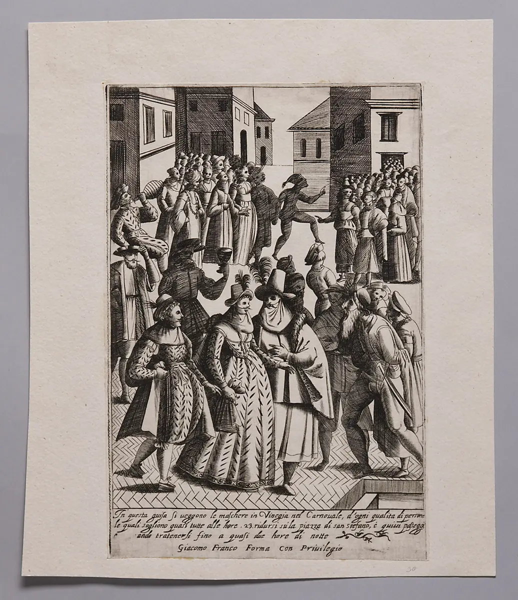 Venedig, Feste, Titel der Serie: Habiti d'huomeni et donne venetiane