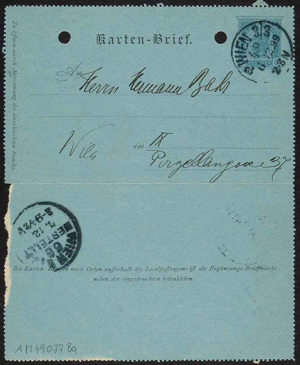 Kartenbrief