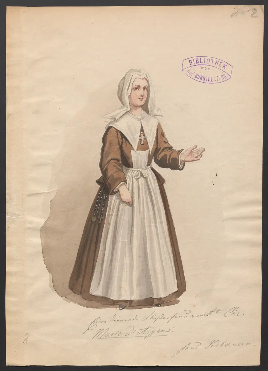 Revanche, Titel der Serie: Figurinen des k.k. Hof-Burgtheaters