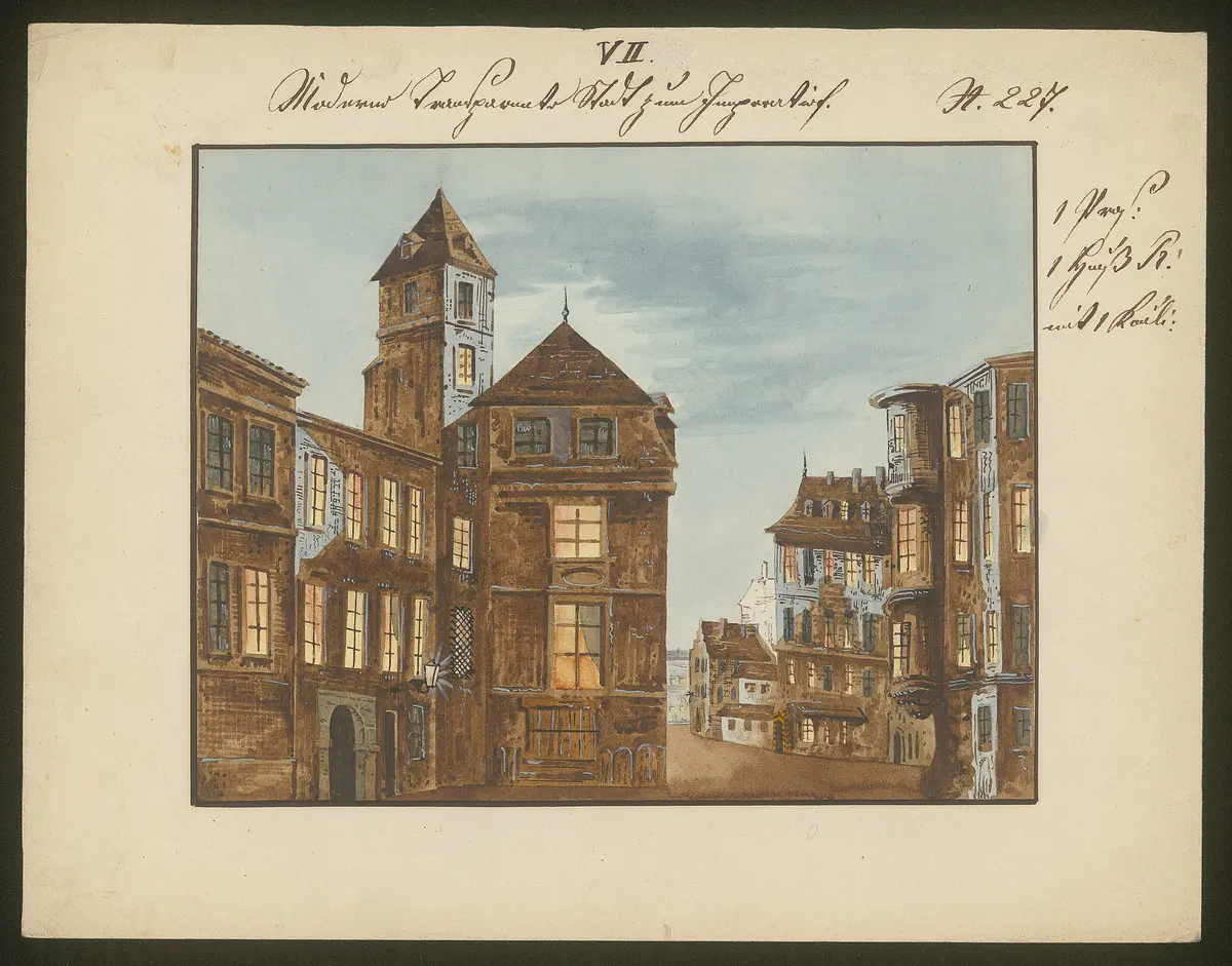 Der kategorische Imperativ, Titel der Serie: Dekorationsfundus der Hoftheater (Altbestand aus der ersten Hälfte des 19. Jh.)