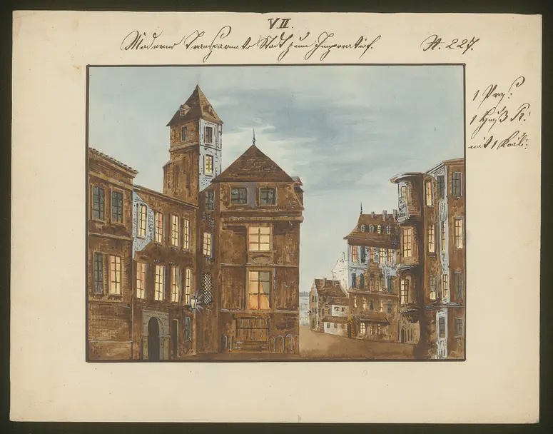 Der kategorische Imperativ, Titel der Serie: Dekorationsfundus der Hoftheater (Altbestand aus der ersten Hälfte des 19. Jh.)