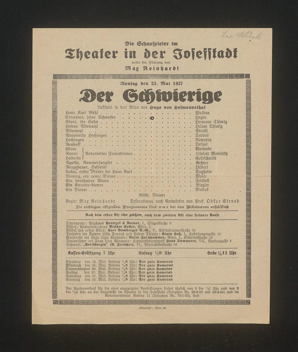 Der Schwierige