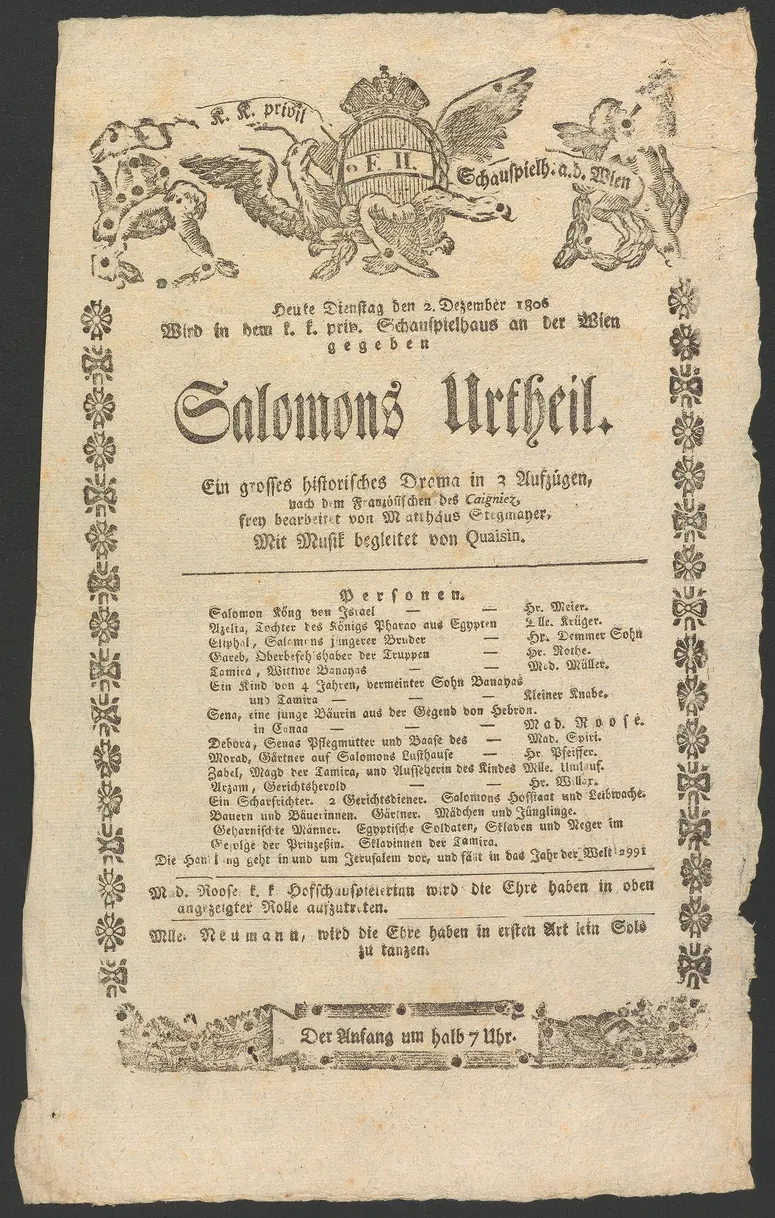 Salomons Urtheil