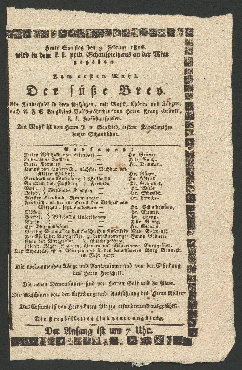 Der süße Brey, Der süße Brei