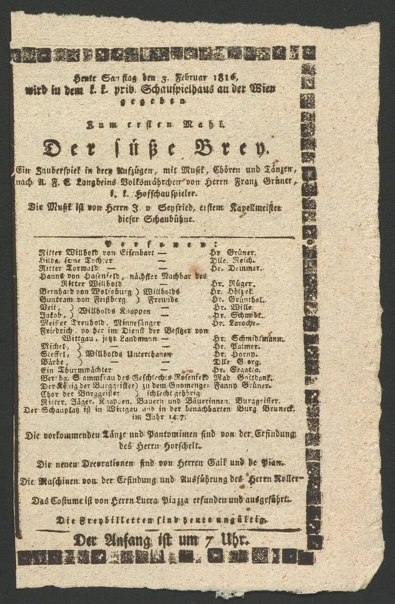 Der süße Brey, Der süße Brei