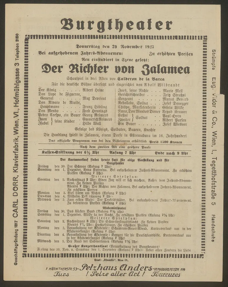 Der Richter von Zalamea