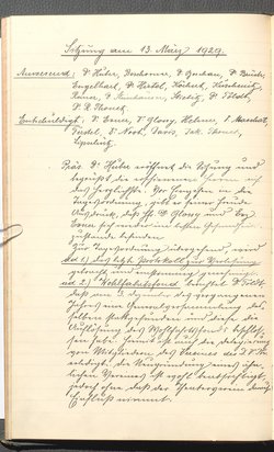 Protokolle der Ausschusssitzungen des Vereines des Deutschen Volkstheaters in Wien