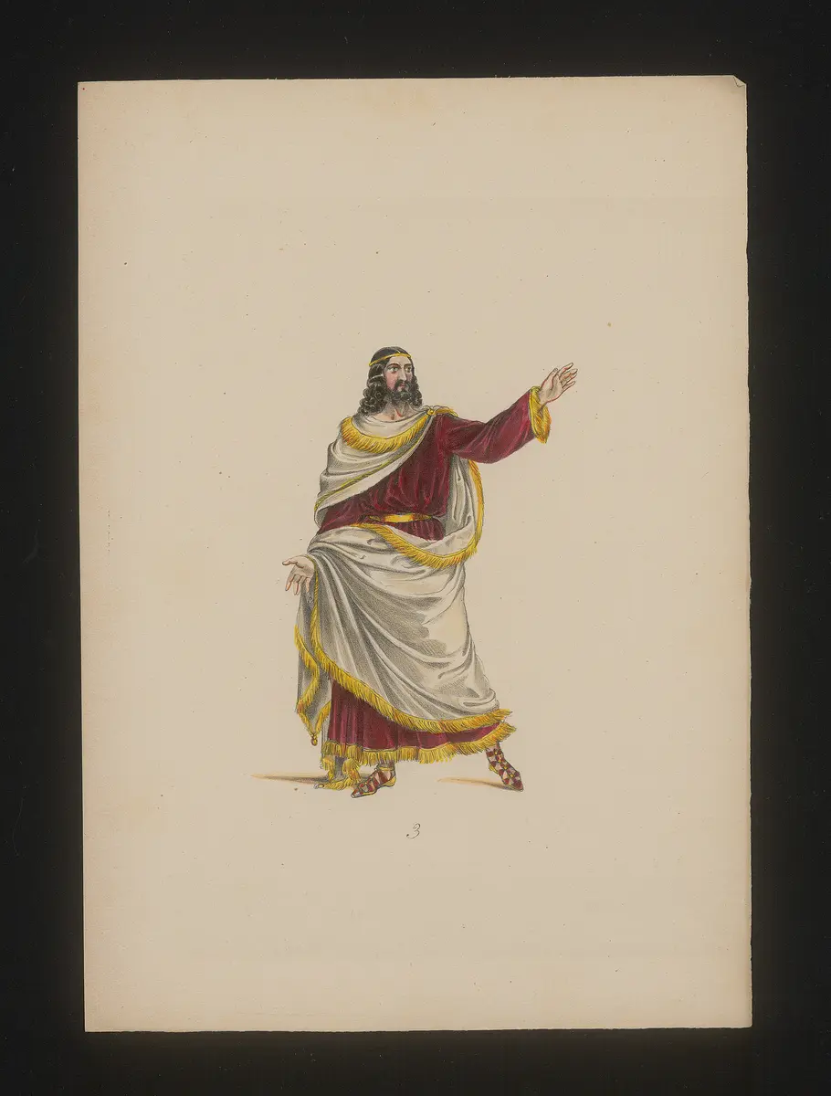 Die Römer in Melitone, Titel der Serie: Neue Costume-Sammlung verschiedener Zeiten und Nationen, Alternativtitel: Les Martyrs